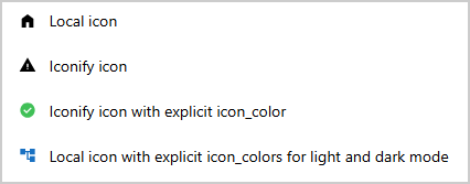 Tree dark mode options in light mode